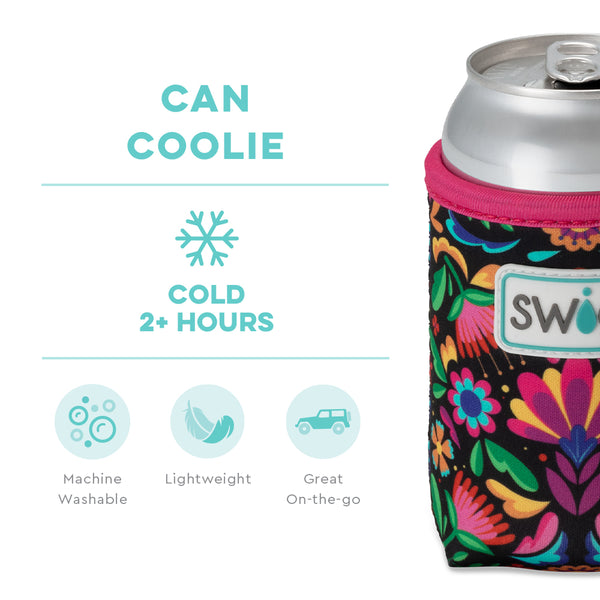 Swig Life Caliente Insulated Neoprene Can Coolie temperature infographic - cold 2+ hours