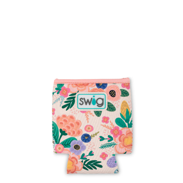 Swig Life Full Bloom Insulated Neoprene Can Coolie Flat Lay