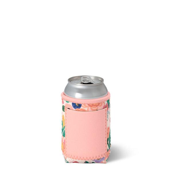 Swig Life Full Bloom Insulated Neoprene Can Coolie with Storage Pocket