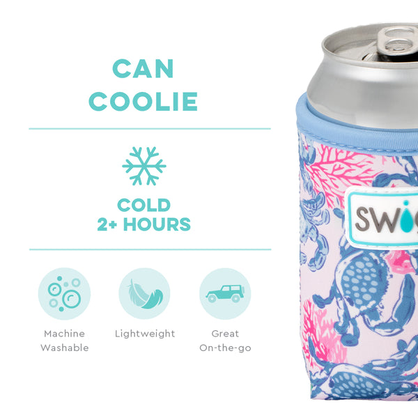 Swig Life Get Crackin' Insulated Neoprene Can Coolie temperature infographic - cold 2+ hours