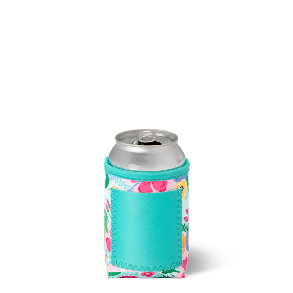 Swig Life Island Bloom Insulated Neoprene Can Coolie with Storage Pocket