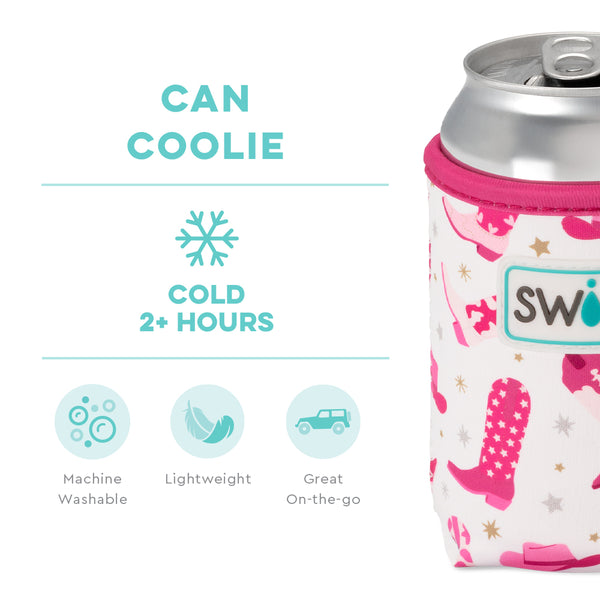 Swig Life Let's Go Girls Insulated Neoprene Can Coolie temperature infographic - cold 2+ hours