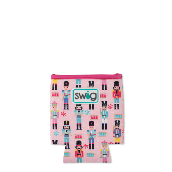 Swig Life Nutcracker Insulated Neoprene Can Coolie Flat Lay
