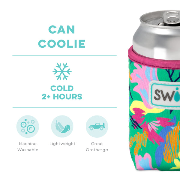 Swig Life Paradise Insulated Neoprene Can Coolie temperature infographic - cold 2+ hours