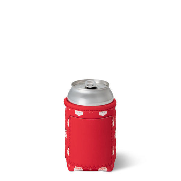 Swig Life Santa Baby Insulated Neoprene Can Coolie with Storage Pocket