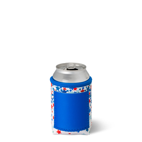 Swig Life Star Spangled Insulated Neoprene Can Coolie with Storage Pocket