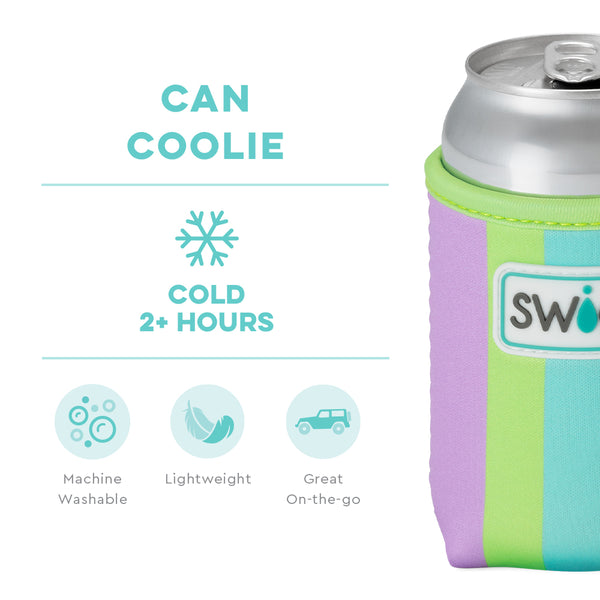Swig Life Ultra Violet Insulated Neoprene Can Coolie temperature infographic - cold 2+ hours