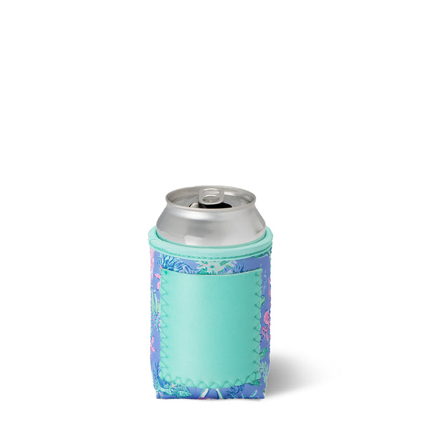 Swig Life Under the Sea Insulated Neoprene Can Coolie with Storage Pocket