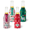 Swig Life Holiday Bottle Coolie Bundle with 4 insulated neoprene Bottle Coolies featuring 4 different Holiday prints - Swig Life