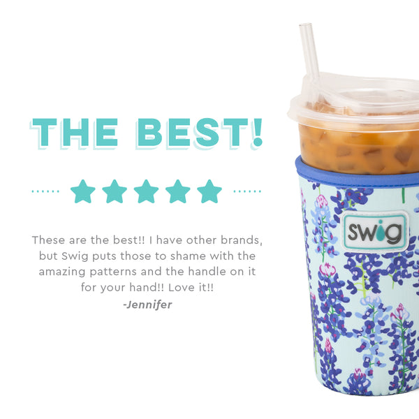 Swig Life customer review on Bluebonnet Insulated Neoprene Iced Cup Coolie - The Best
