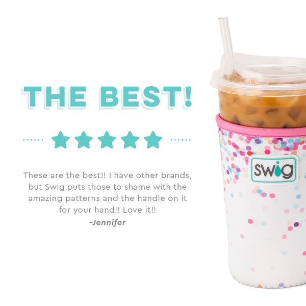 Swig Life customer review on Confetti Insulated Neoprene Iced Cup Coolie - The Best