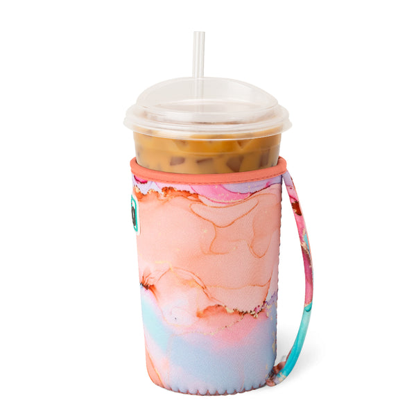 Swig Life Dreamsicle Insulated Neoprene Iced Cup Coolie with hand strap