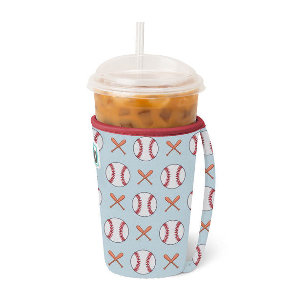 Swig Life Home Run Insulated Neoprene Iced Cup Coolie with hand strap