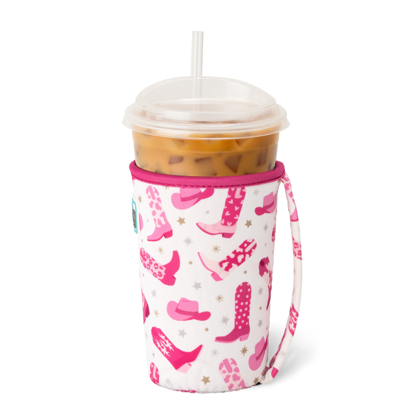 Swig Life Let's Go Girls Insulated Neoprene Iced Cup Coolie with hand strap
