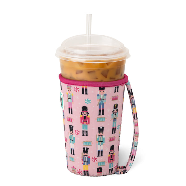 Swig Life Nutcracker Insulated Neoprene Iced Cup Coolie with hand strap