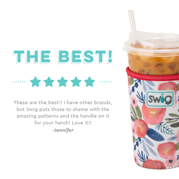 Swig Life customer review on Poppy Fields Insulated Neoprene Iced Cup Coolie - The Best