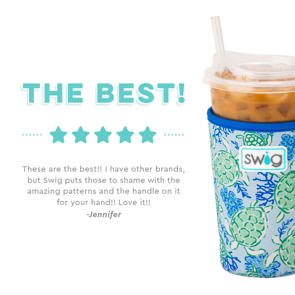Swig Life customer review on Shell Yeah Insulated Neoprene Iced Cup Coolie - The Best