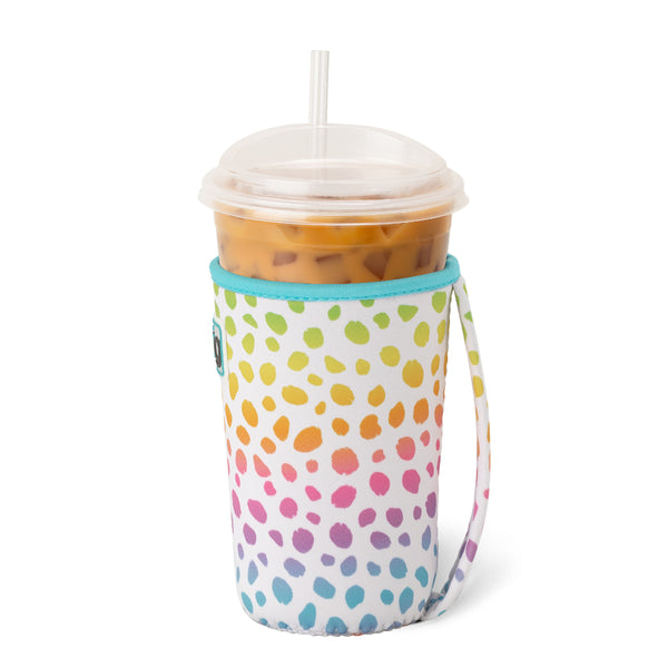 Swig Life Wild Child Insulated Neoprene Iced Cup Coolie with hand strap