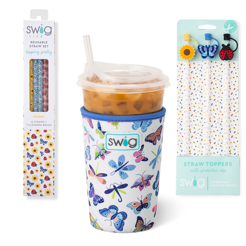 Butterfly Bliss Iced Cup Coolie