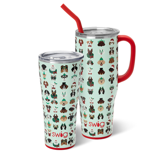 Swig Life Happy Howlidays Mega Set including a 32oz Happy Howlidays Tumbler and a 40oz Happy Howlidays Mega Mug
