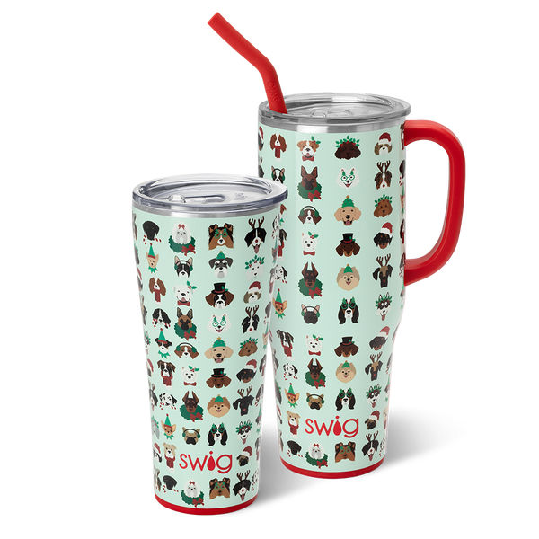 Swig Life Happy Howlidays Mega Set including a 32oz Happy Howlidays Tumbler and a 40oz Happy Howlidays Mega Mug