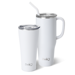 Swig Life 40oz Mega Mug, 40 oz Tumbler with Handle and Straw, Cup Holder  Friendly, Dishwasher Safe, …See more Swig Life 40oz Mega Mug, 40 oz Tumbler