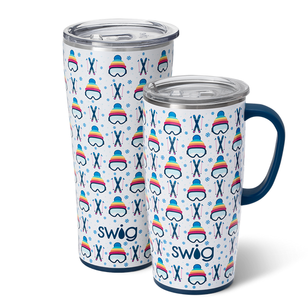 Swig Life Après Ski XL Set including a 22oz Après Ski Travel Mug and a 32oz Après Ski Tumbler