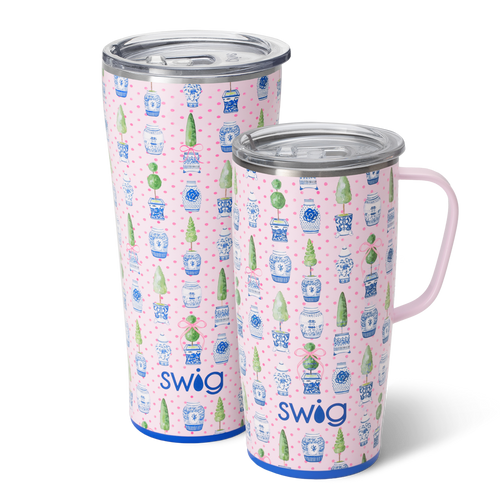 Swig Life Ginger Jars XL Set including a 22oz Ginger Jars Travel Mug and a 32oz Ginger Jars Tumbler