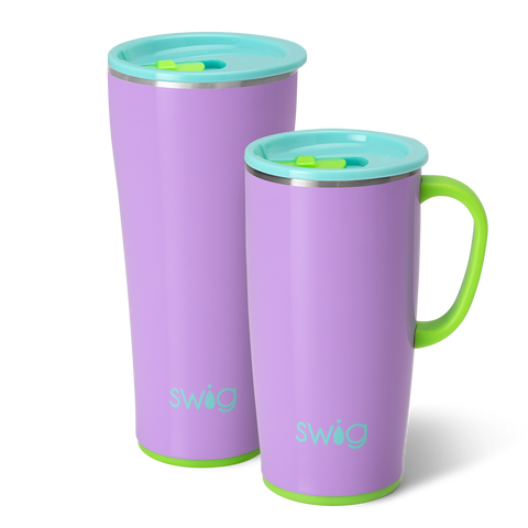 Neon Lime/Orange/Berry Reusable Straw Set (Mega Mugs)