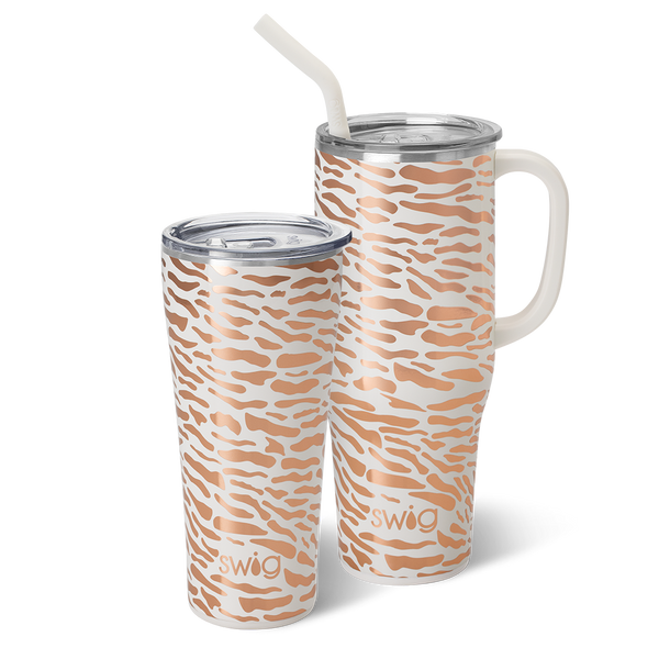 Swig Life Glamazon Rose Mega Set including a 32oz Glamazon Rose Tumbler and a 40oz Glamazon Rose Mega Mug