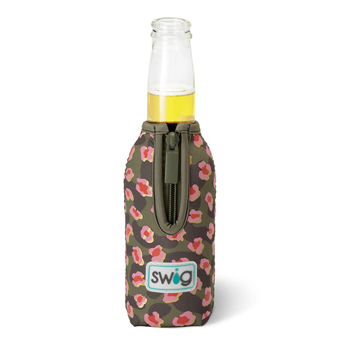 Swig Life On the Prowl Insulated Neoprene Bottle Coolie with Zipper