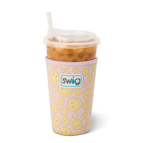 Swig Life Oh Happy Day Insulated Neoprene Iced Cup Coolie