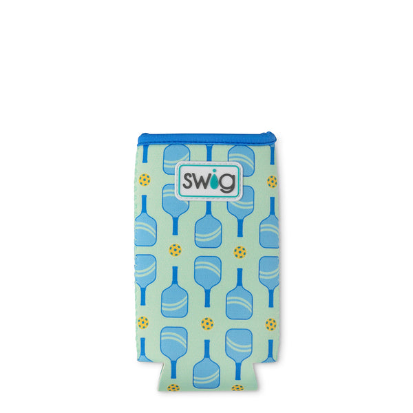 Swig Life Dink Shot Insulated Neoprene Slim Can Coolie Flat Lay