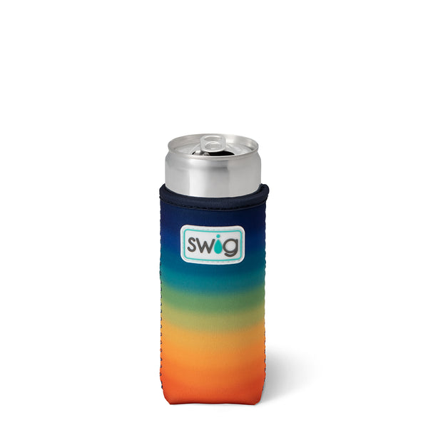 Retro Rainbow Slim Can Coolie