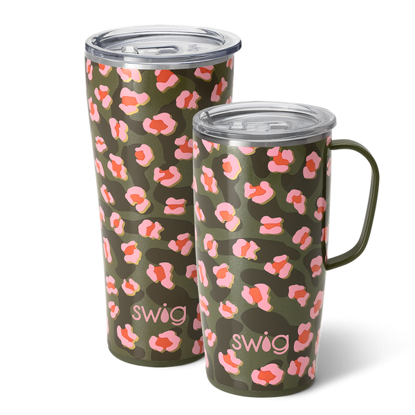 Swig Life On the Prowl XL Set including a 22oz On the Prowl Travel Mug and a 32oz On the Prowl Tumbler
