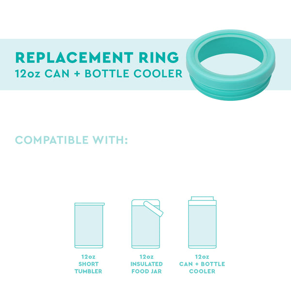 Black Replacement Ring (12oz Can + Bottle Cooler)