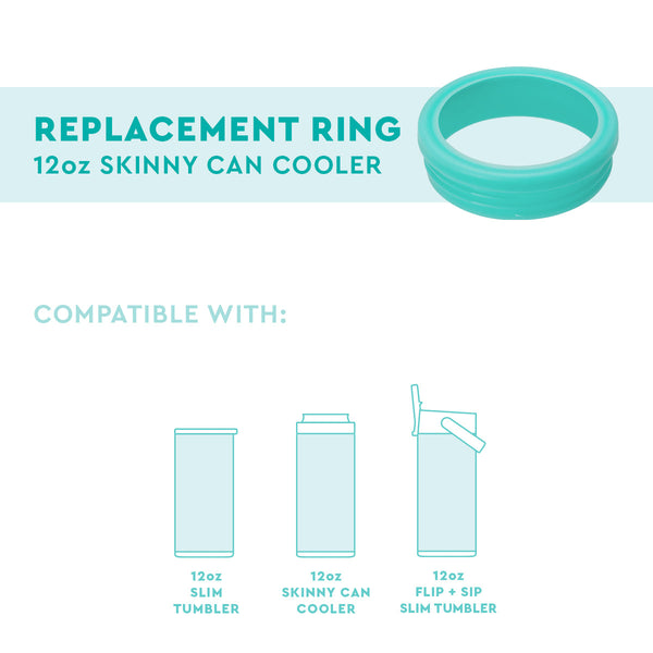 Black Replacement Ring (12oz Skinny Can Cooler)