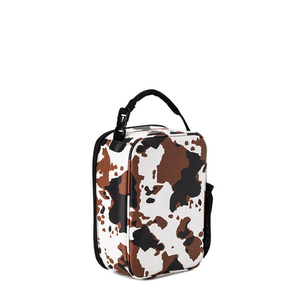 Swig Life Hayride Cow Print Boxxi Lunch Bag back view