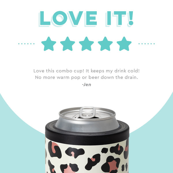 Swig Life customer review on 12oz Luxy Leopard Can + Bottle Cooler - Love it
