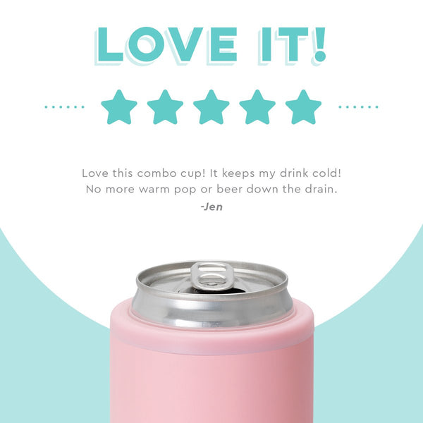 Swig Life customer review on 12oz Blush Can + Bottle Cooler - Love it