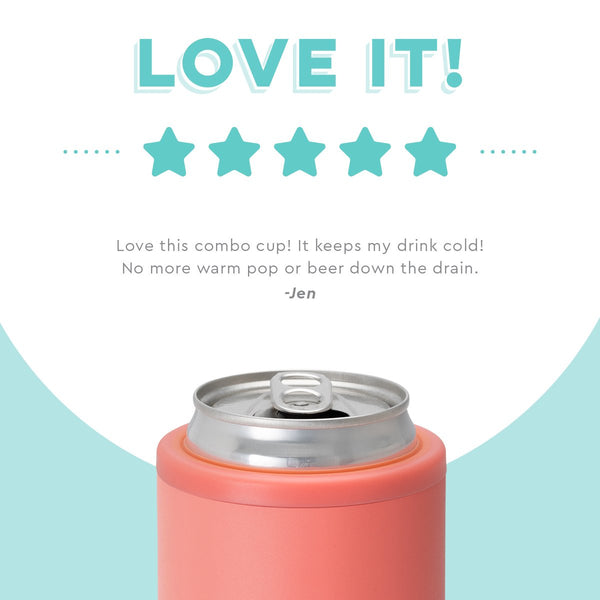 Swig Life customer review on 12oz Coral Can + Bottle Cooler - Love it