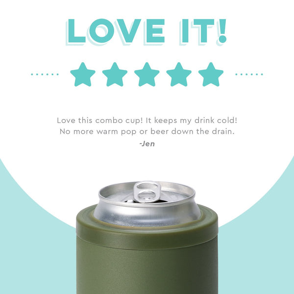 Swig Life customer review on 12oz Olive Can + Bottle Cooler - Love it