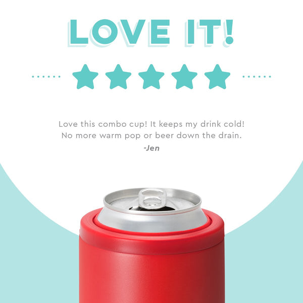 Swig Life customer review on 12oz Red Can + Bottle Cooler - Love it
