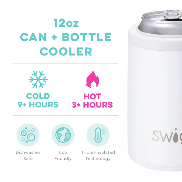 White Can + Bottle Cooler (12oz)