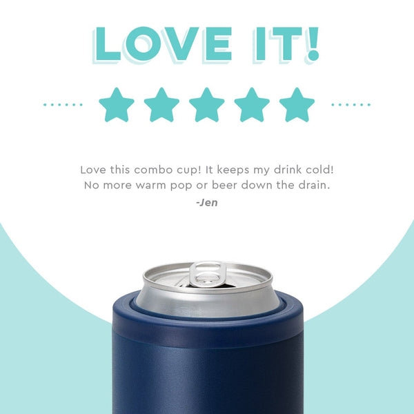 Swig Life customer review on 12oz Navy Can + Bottle Cooler - Love it