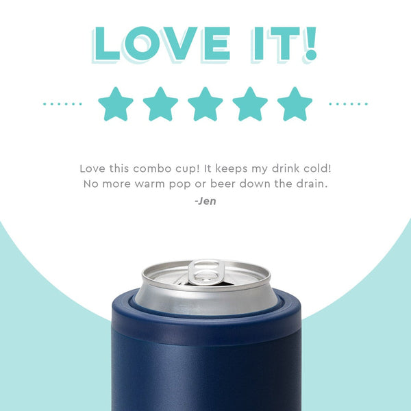 Navy Can + Bottle Cooler (12oz)