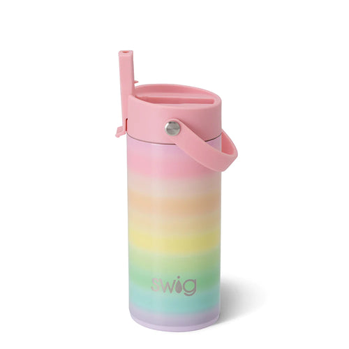 Over the Rainbow 12oz Flip + Sip Slim Tumbler - Swig Life 