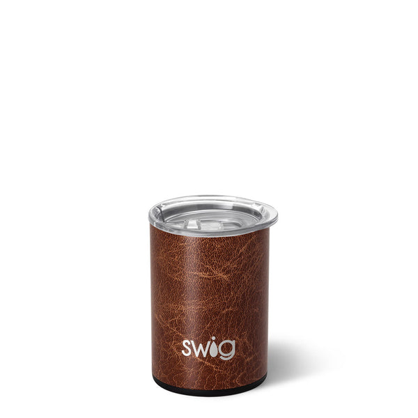 Swig Life 12oz Leather Insulated Short Tumbler