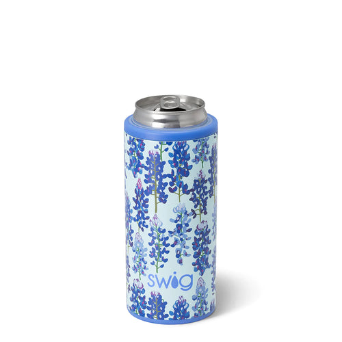 Bluebonnet 12oz Skinny Can Cooler - Swig Life  