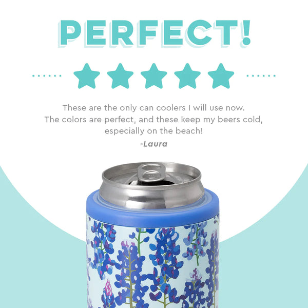 Bluebonnet Skinny Can Cooler (12oz)